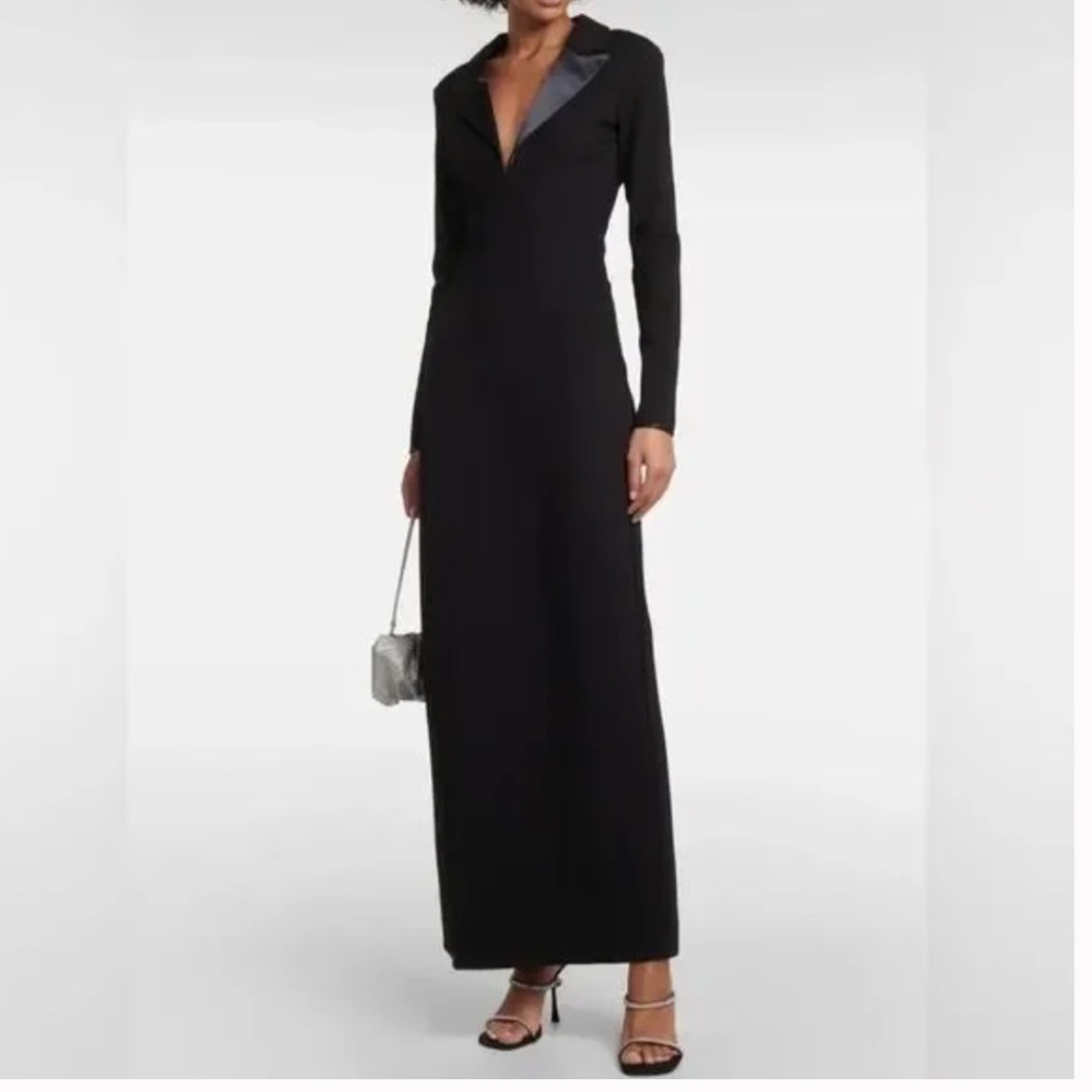 STAUD Humboldt Gown Ponte Maxi Tuxedo Formal Dress XL